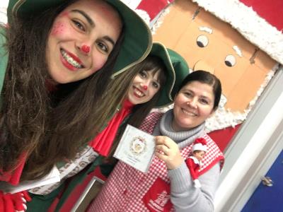 UN ANO MAIS O NADAL CHEGA AOS COLEXIOS E ESCOLAS INFANTÍS DO MUNICIPIO DA MAN DO TRASNO FANTÁSTICO