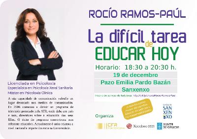 CHARLA DE ROCÍO RAMOS-PAÚL EN EL PAZO EMILIA PARDO BAZÁN.