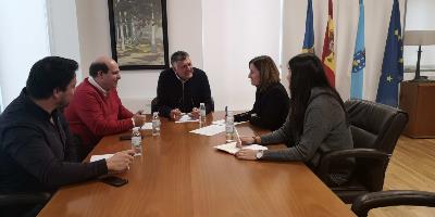 EL ALCALDE Y LA CONCEJALA DE URBANISMO SE REÚNEN CON LA NUEVA JUNTA DIRECTIVA DEL COAG DE PONTEVEDRA.