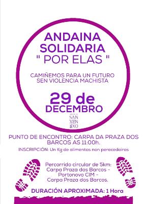 ANDAINA SOLIDARIA EN SANXENXO
