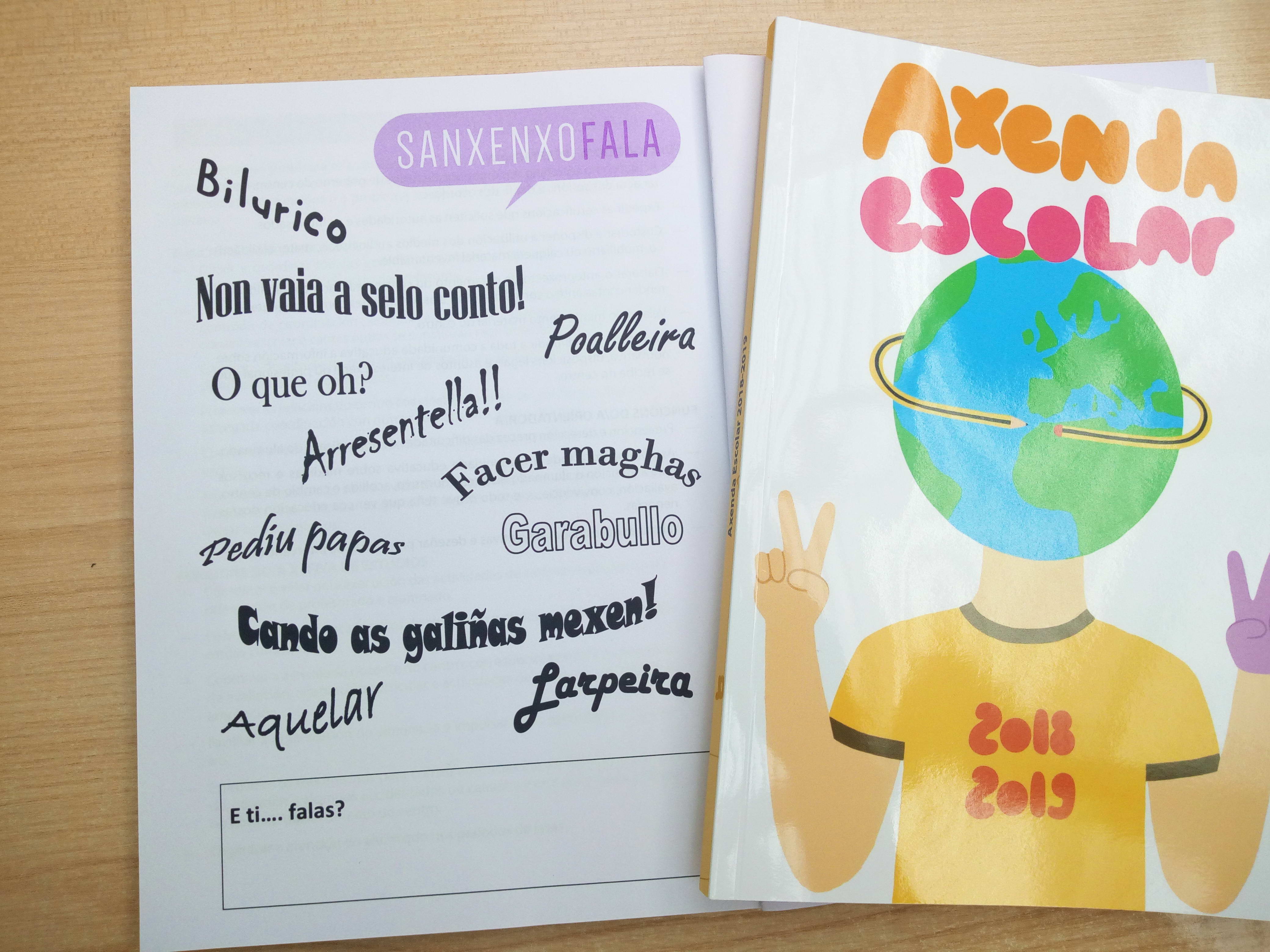 A Concellería de Educación, Cultura e Xuventude distribúe polos centros educativos as axendas escolares 