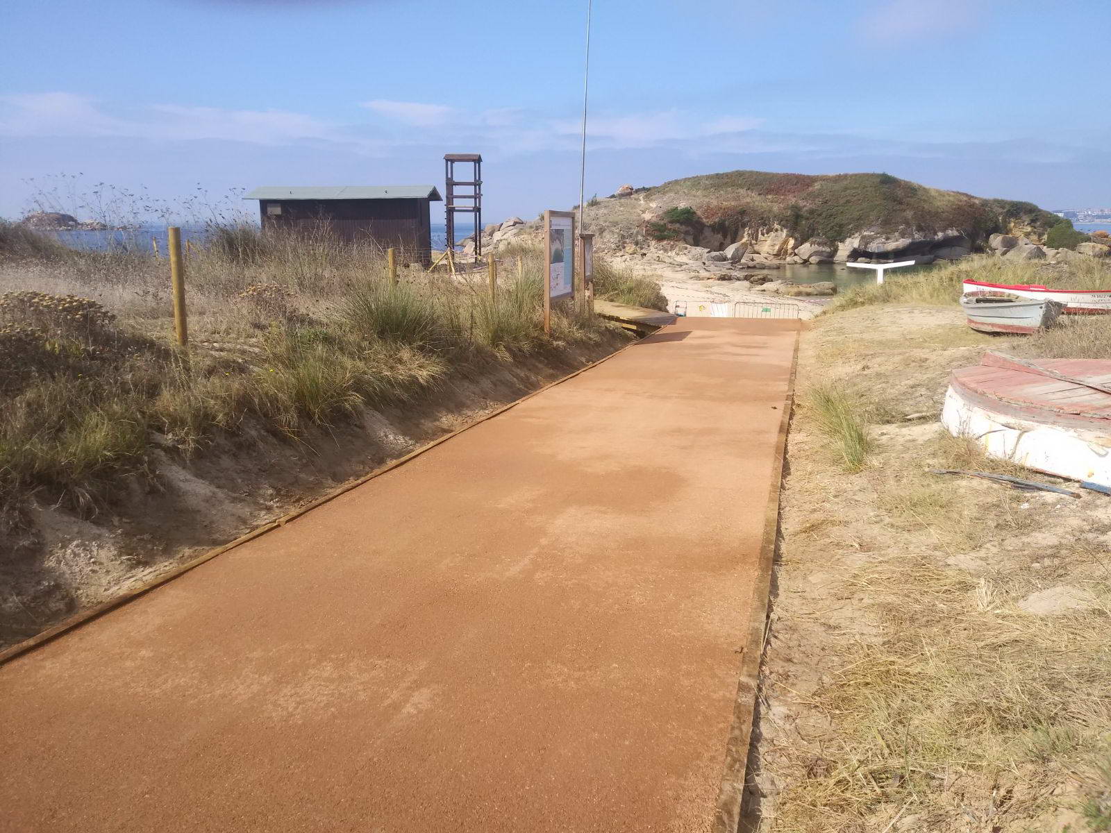  Esta semana terminaron as obras de mellora dos accesos de Areas Gordas e A Lapa para a preservación dos espazos dunares