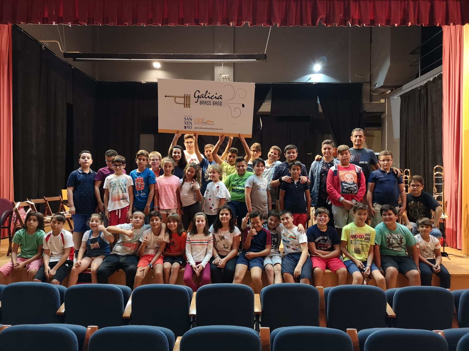 Continúan os ensaios da Galicia Brass Band Infantil 
