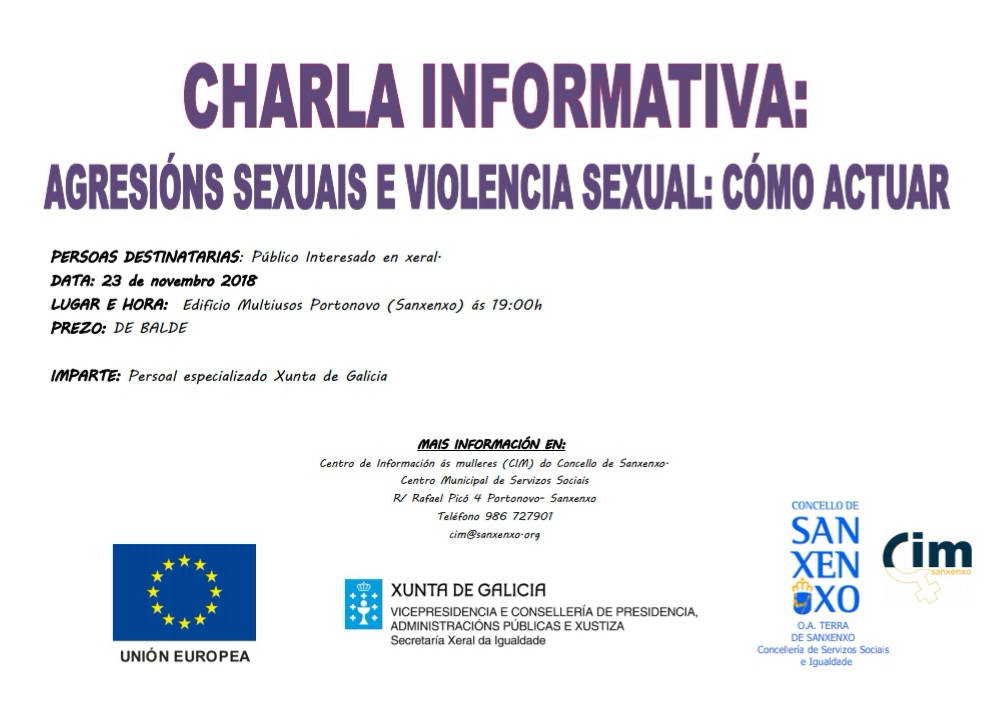 Charla Agresións Sexuais