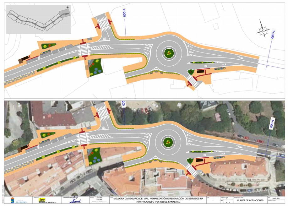 A mesa de contrata propoñerá a COVSA como empresa adxudicataria da reforma da Rúa Progreso