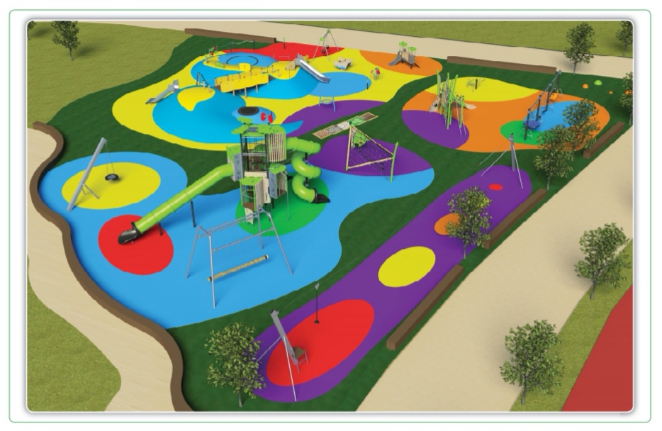 O goberno traballa nun proxecto para mellorar e ampliar a zona infantil do parque Espiñeiro que complemente a mellora da zona deportiva