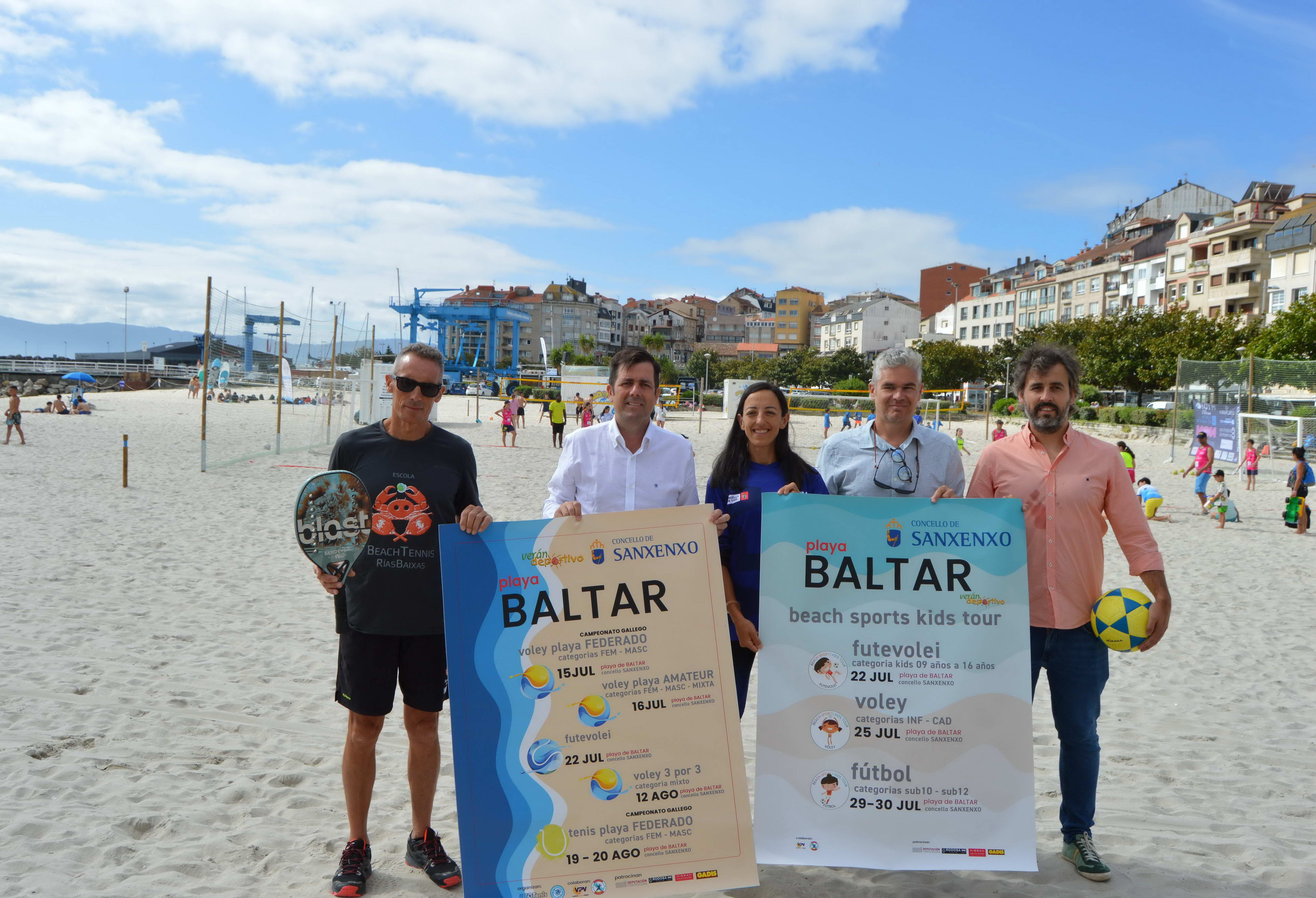 A PRAIA DE BALTAR VOLVE A CONVERTERSE EN EPICENTRO DO DEPORTE AO AIRE LIBRE ESTE VERÁN