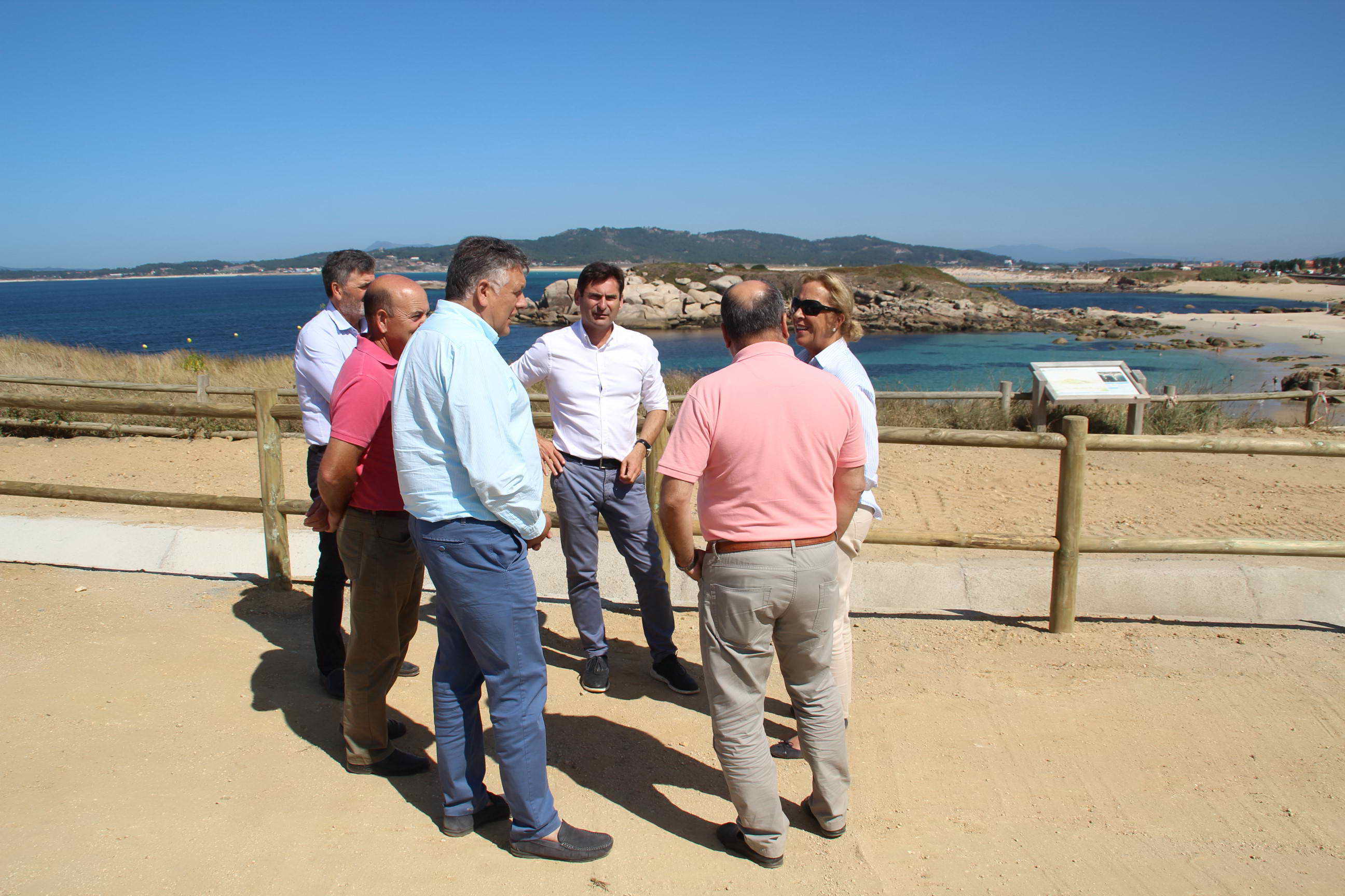 O venres pola tarde terminaron as obras de reparación do noiro da Lanzada