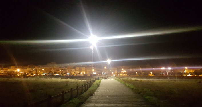 Las nuevas luminarias del paseo de Baltar permitirán ahorrar 5.000 € anuales