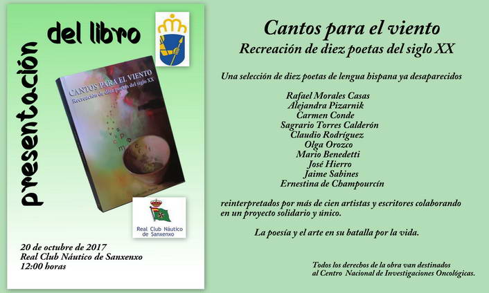 Presentación de “Cantos para el viento”