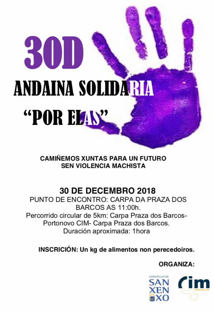 ANDAINA SOLIDARIA EN SANXENXO 