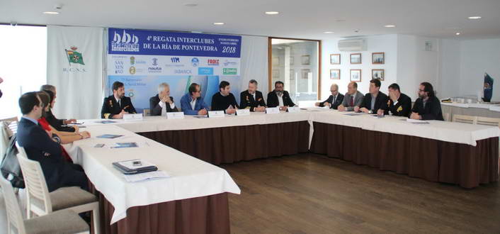 Presentación de la 4º Regata Interclubes de la Ría de Pontevedra