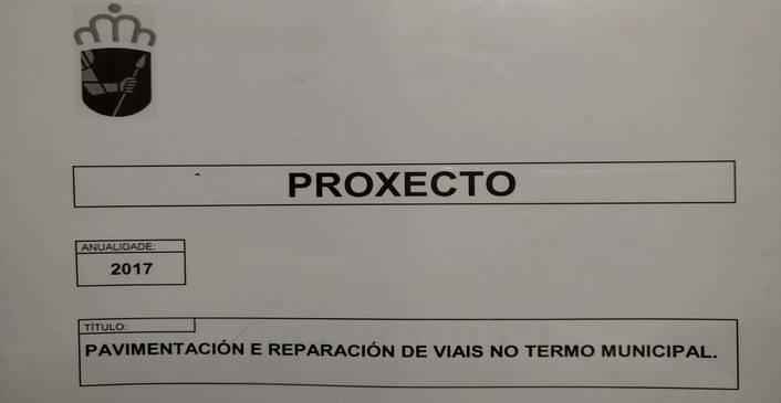 El Gobierno licita la pavimentación y reparación de varios viales del Municipio