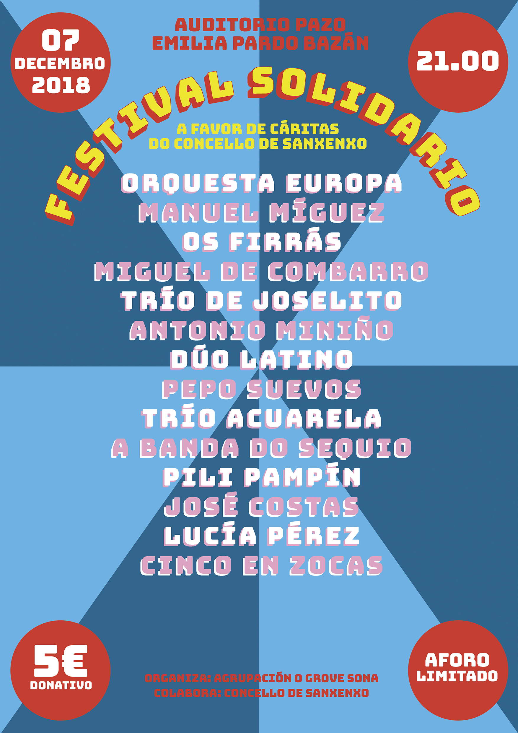 Festival de música solidario a favor de Cáritas