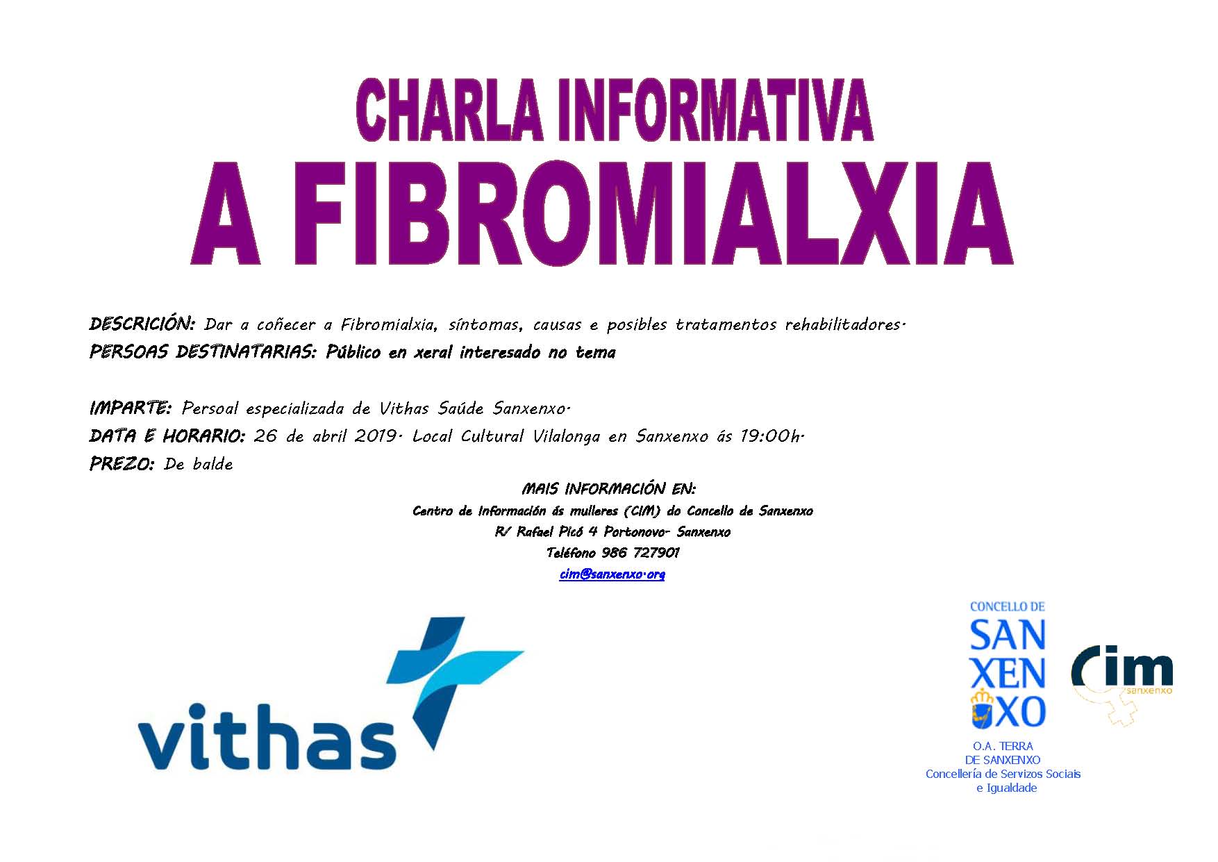 CHARLA fibromialxia