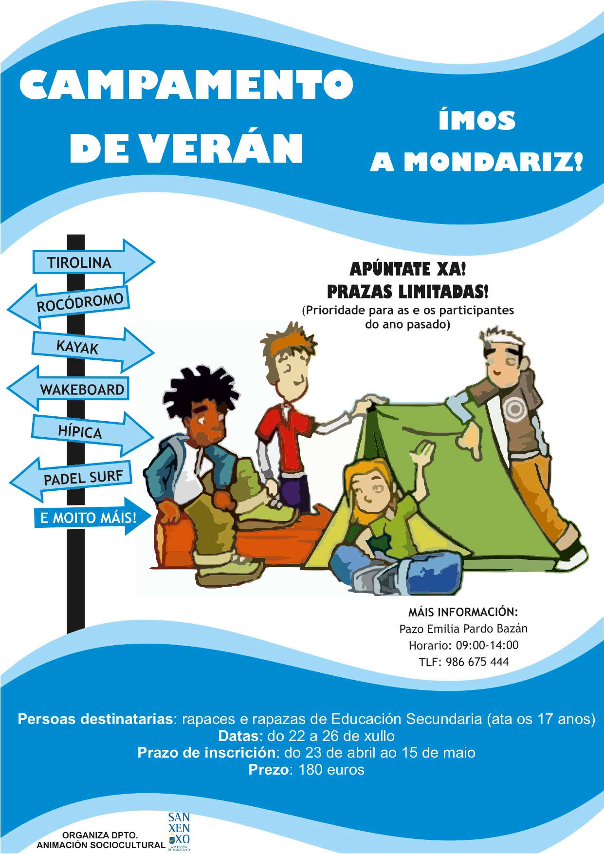 Campamento de verano de ESO a Mondariz