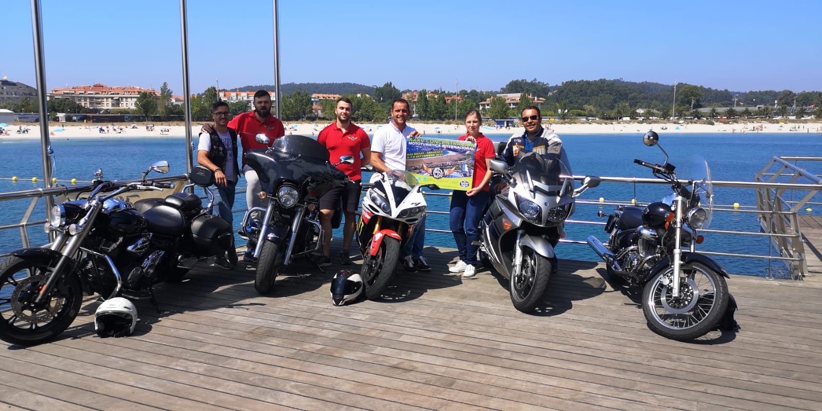 EL CONCEJAL DE DEPORTES Y EL MOTOCLUB PRESENTAN LA XXXV EDICIÓN DE LA CONCENTRACIÓN MOTOTURÍSTICA INTERNACIONAL RÍAS BAIXAS SANXENXO