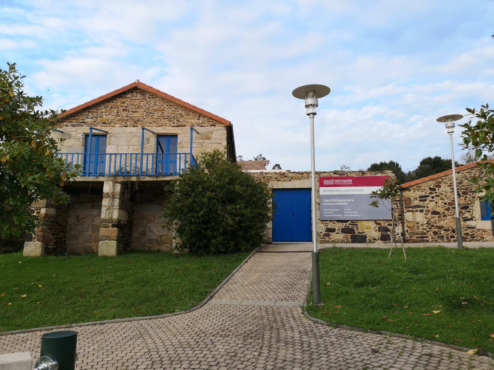 O goberno licita a terceira fase das obras de remodelación da Casa Priorato de Arra