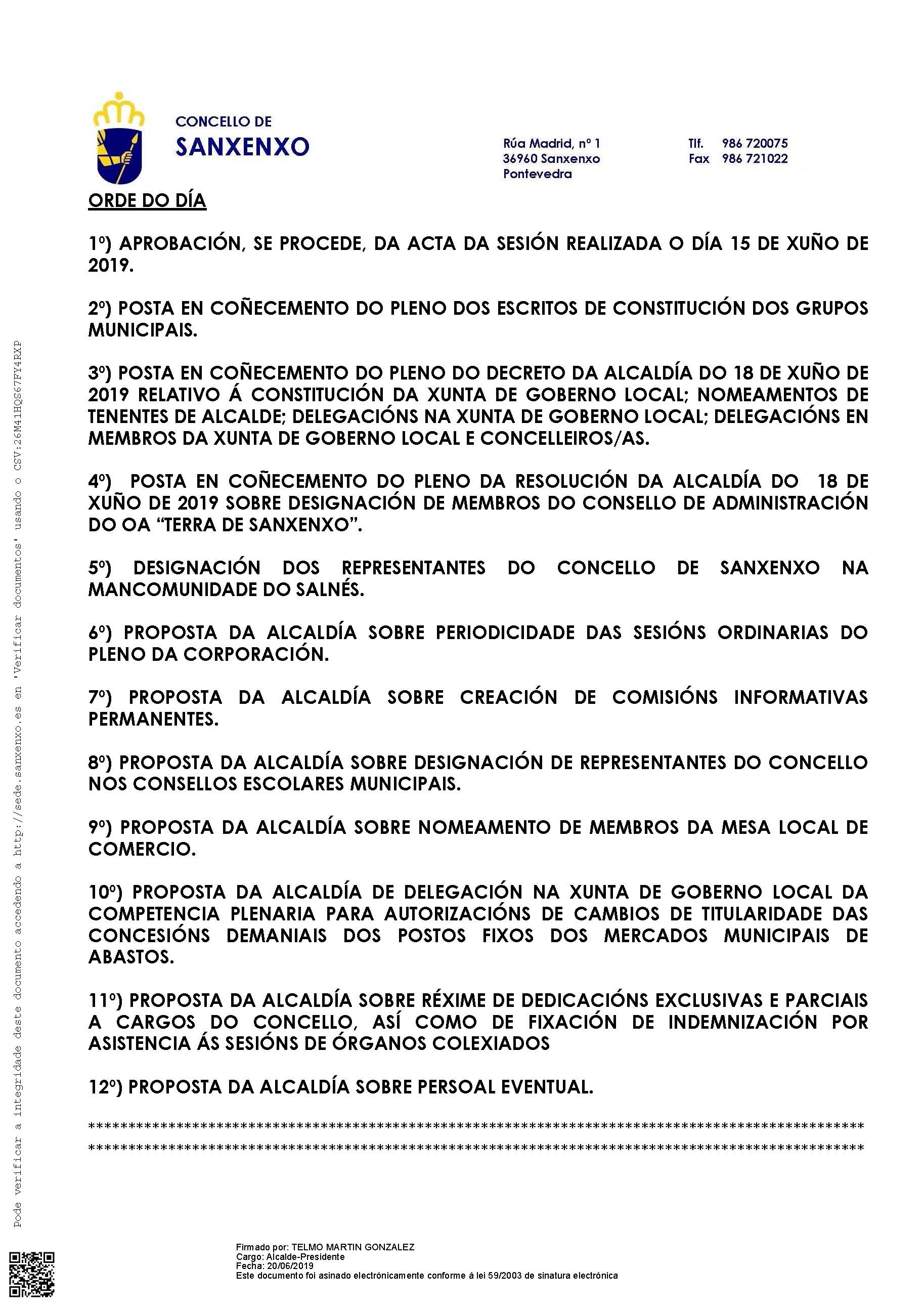 CONVOCATORIA PLENO EXTRAORDINARIO 25.06.19 Página 2