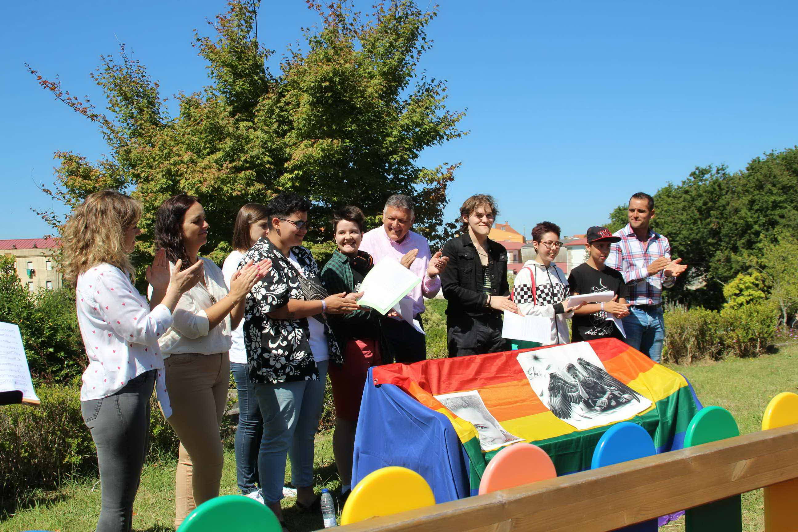 Acto no Día do Orgullo LGTBI