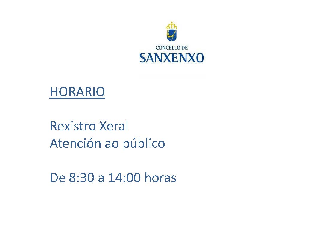 HORARIO DE ATENCIÓN 