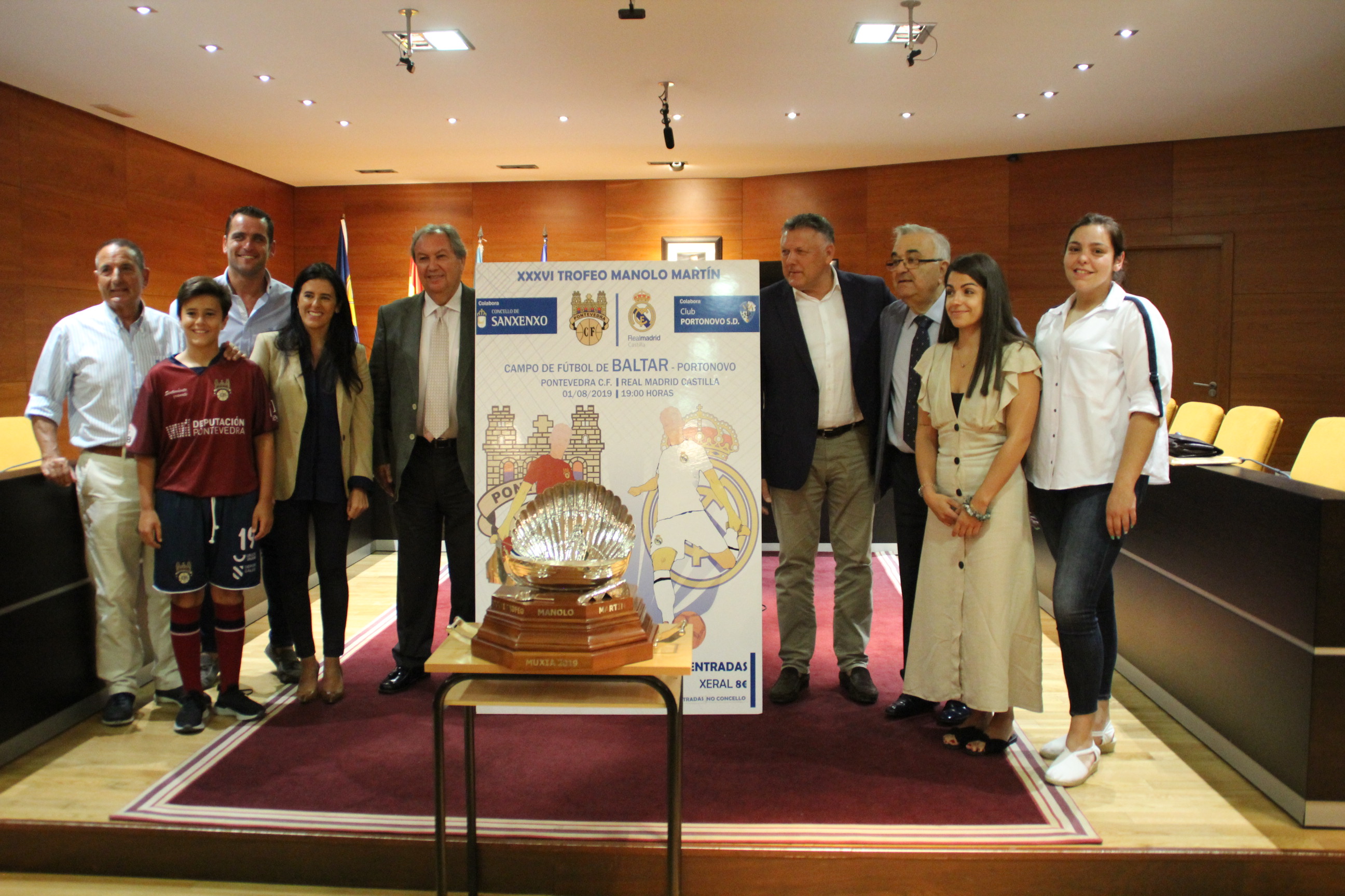 O XXXVI Trofeo Manolo Martín enfrontará ao Pontevedra C.F e ao Real Madrid Castilla en favor do Banco Farmacéutico de Galicia