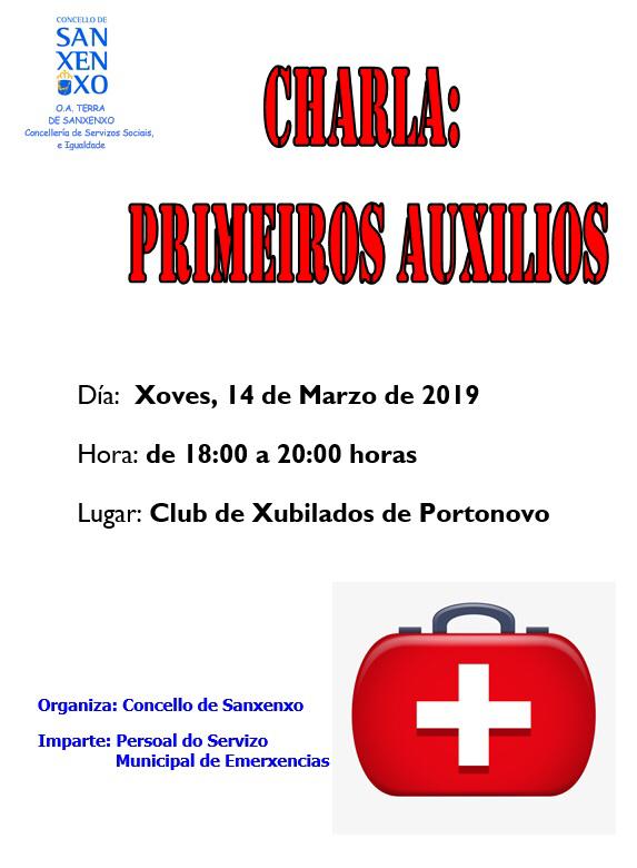 CHARLA PRIMEIROS AUXILIOS