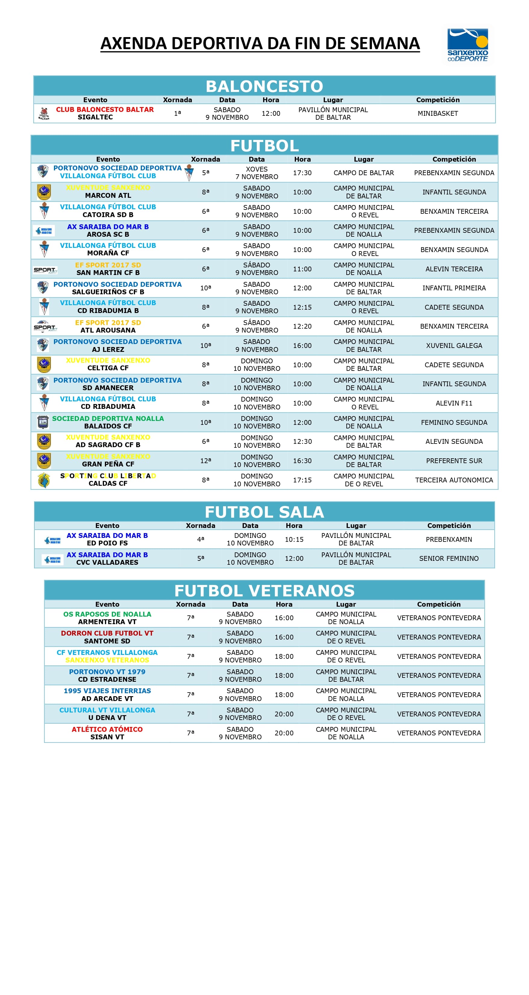 AXENDA DEPORTIVA DA FIN DE SEMANA page 0001 2