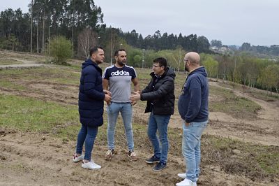 EL CONCELLO DE SANXENXO HABILITA UN CIRCUITO PARA BICICLETAS Y PEATONES EN UNA ZONA VERDE DEL POLÍGONO DE NANTES