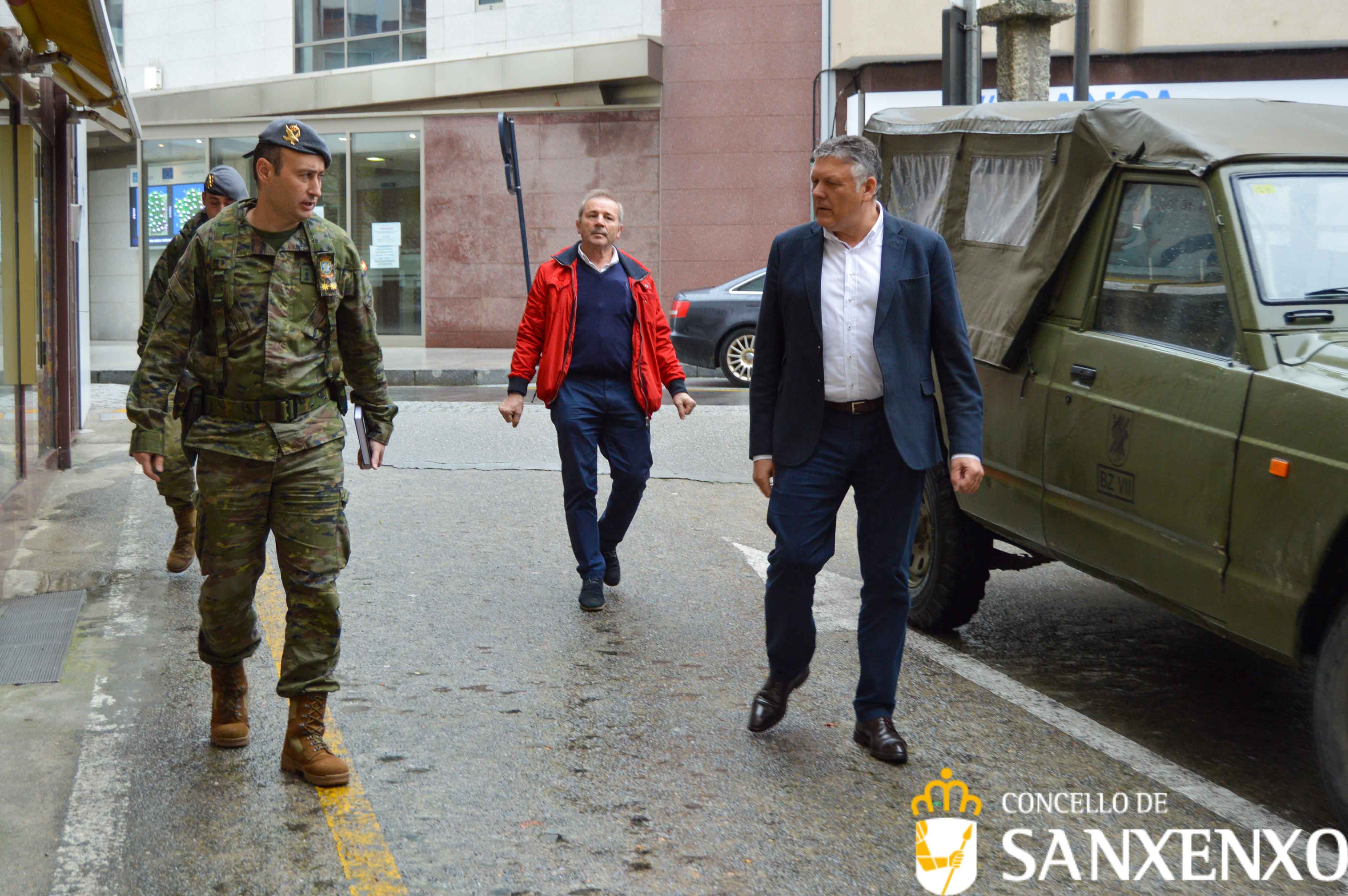 LA BRILAT DESPLIEGA 21 EFECTIVOS DE LA UNIDAD DEL BATALLÓN DE ZAPADORES EN SANXENXO