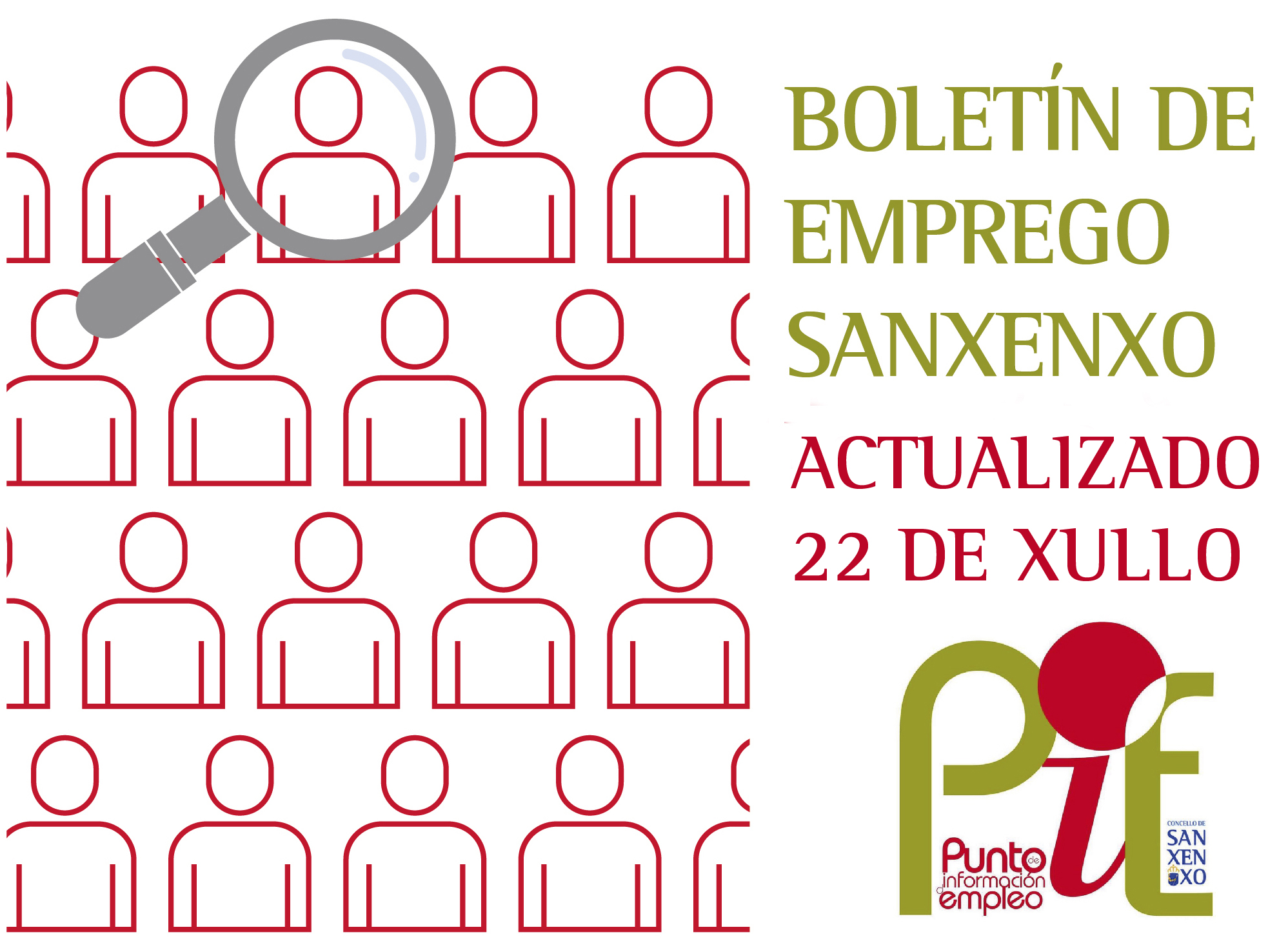 BOLETÍN DE EMPREGO ACTUALIZADO 22 DE XULLO