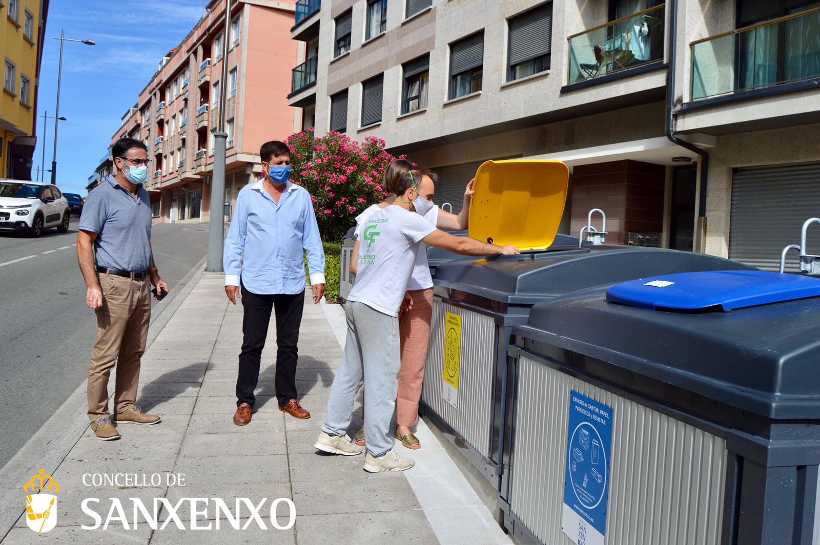 CATRO DAS SEIS ILLAS DE COLECTORES PREVISTAS EN PORTONOVO ENTRARON ONTE EN FUNCIONAMENTO