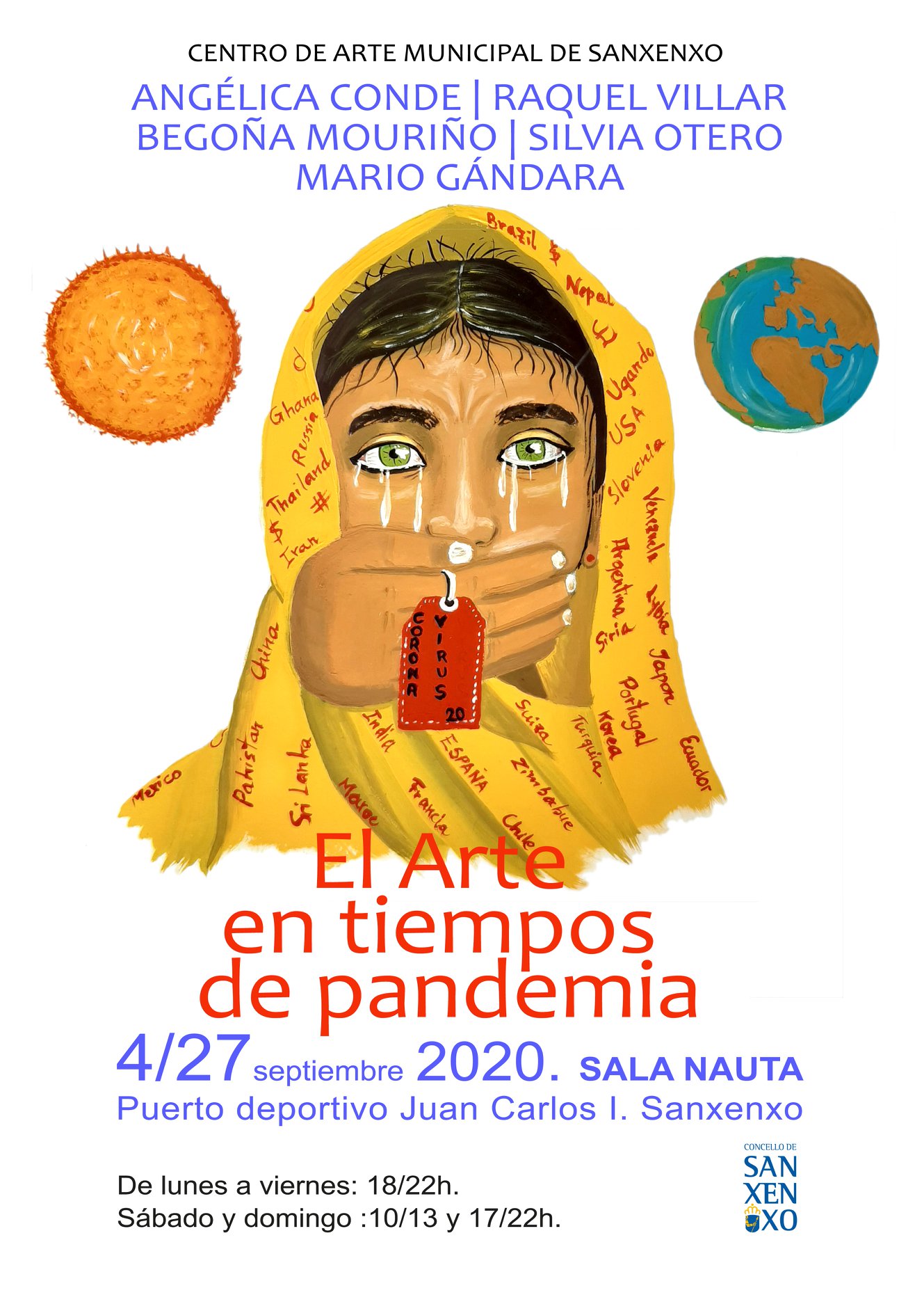 LA SALA NAUTA ACOGE LA EXPOSICIÓN “EL ARTE EN TIEMPOS DE PANDEMIA” CON 85 OBRAS DE ALUMNOS DEL CENTRO DE ART