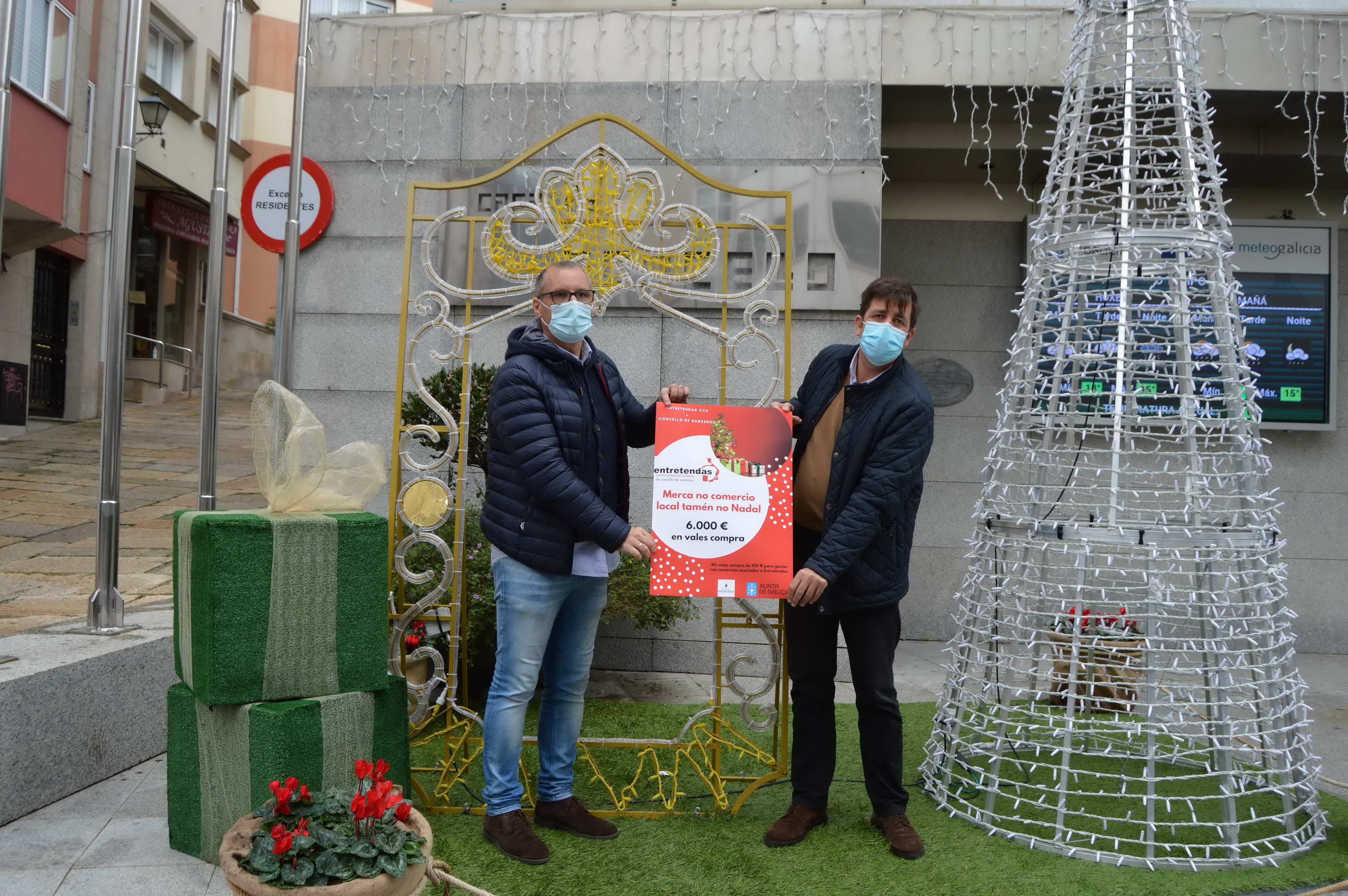 El CONCELLO Y ENTRETENDAS PONEN EN MARCHA LA CAMPAÑA “MERCA NO COMERCIO LOCAL TAMÉN NO NADAL”   