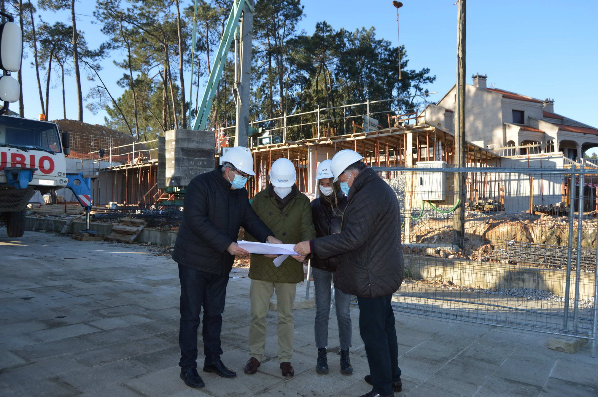 A OBRA DO LOCAL SOCIAL DE GONDAR CONTA XA CO 90% DA ESTRUTURA DO EDIFICIO CONSTRUÍDA