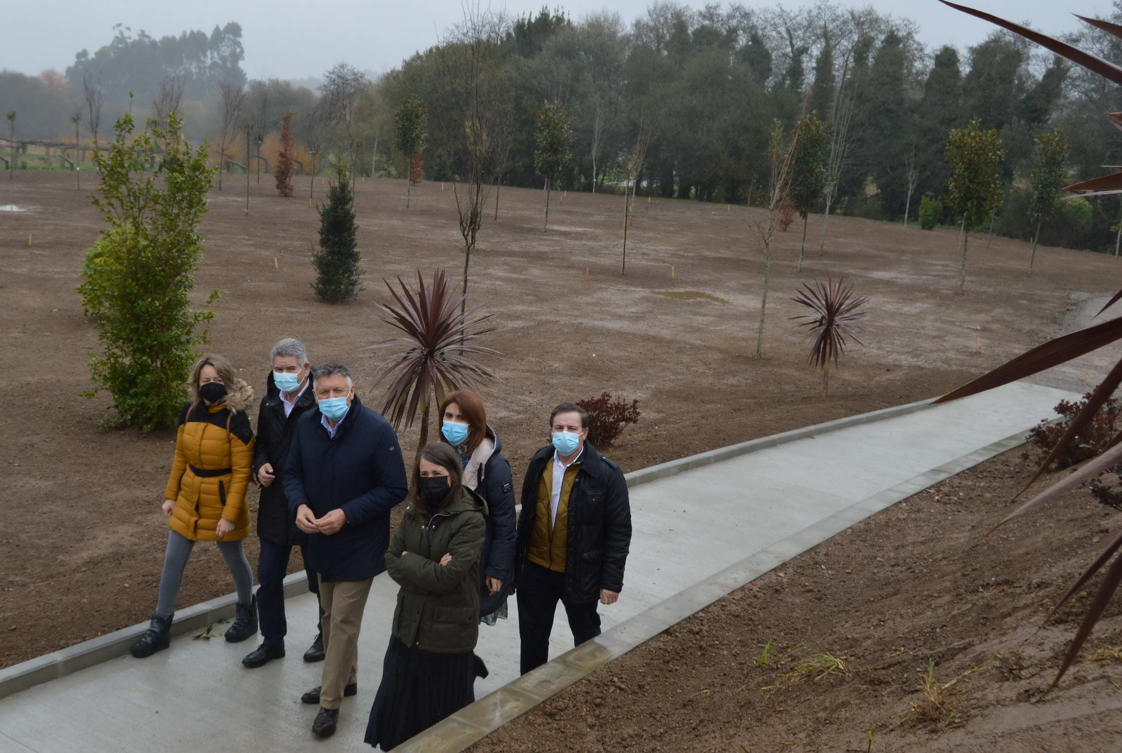 LAS OBRAS DE URBANIZACIÓN DE O REVEL CULMINAN CON UN NUEVO PULMÓN VERDE PARA SANXENXO