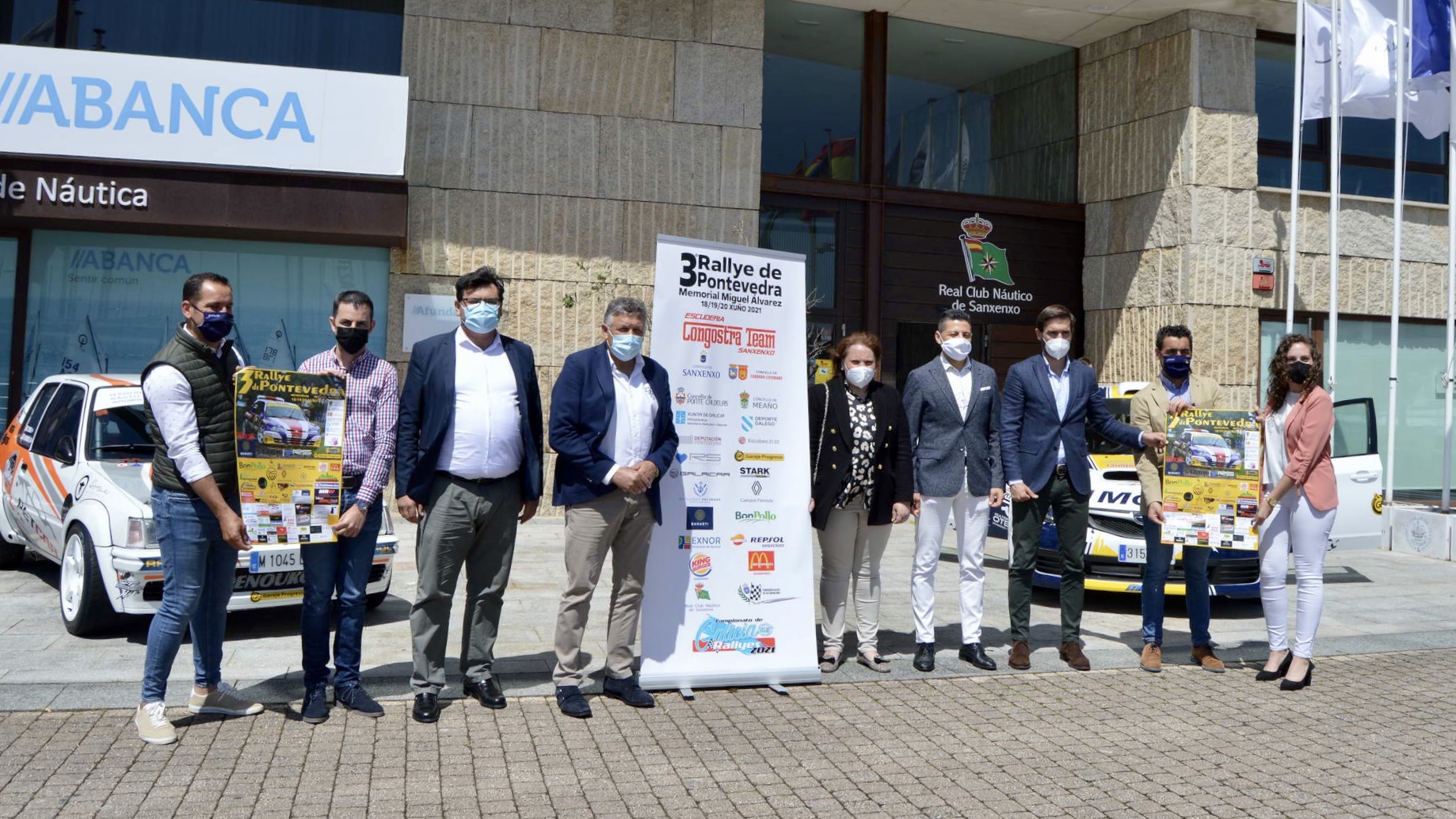 SANXENXO ACOLLE A PRESENTACIÓN DO III RALLYE DE PONTEVEDRA QUE TERÁ LUGAR O 18,19 E 20 DE XUÑO