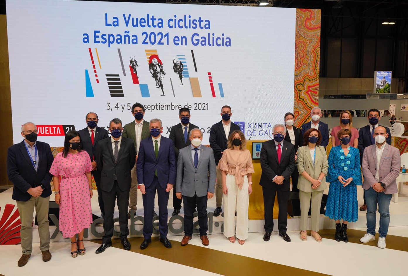SANXENXO ASISTE Á PRESENTACIÓN DA VOLTA CICLISTA A ESPAÑA E O CAMPIONATO EUROPEO DE VELA DE 6 METROS 