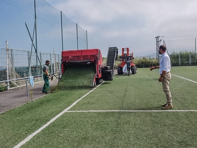 OS CLUBS LOCAIS INAUGURAN HOXE O CAMPO DE FÚTBOL DE O REVEL CUNHA EXHIBICIÓN DOS SEUS EQUIPOS BIBERÓNS