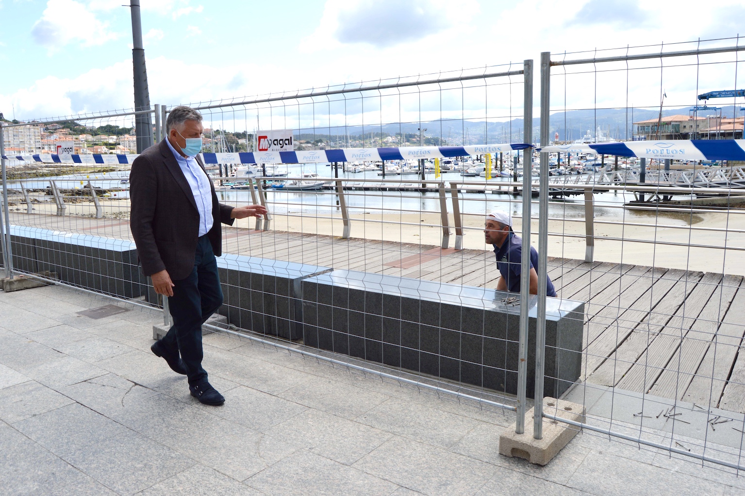 CONCELLO Y PORTOS MEJORARÁN LA FACHADA MARÍTIMA DE SANXENXO CON LA REMODELACIÓN DEL PASEO DOS BARCOS
