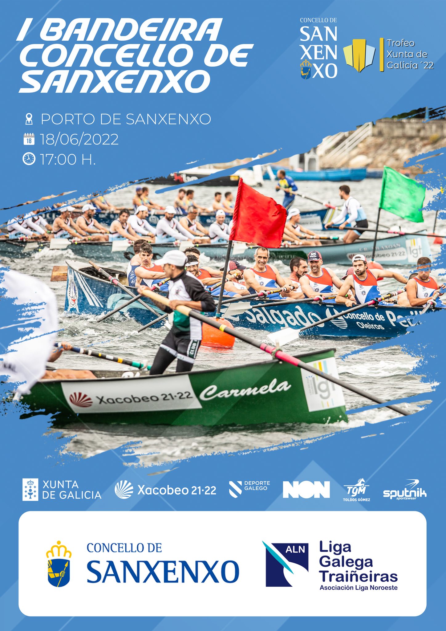 SANXENXO RECUPERA LA REGATA DE TRAINERAS Y SUMA UN NUEVO EVENTO DEPORTIVO AL MES DE JUNIO