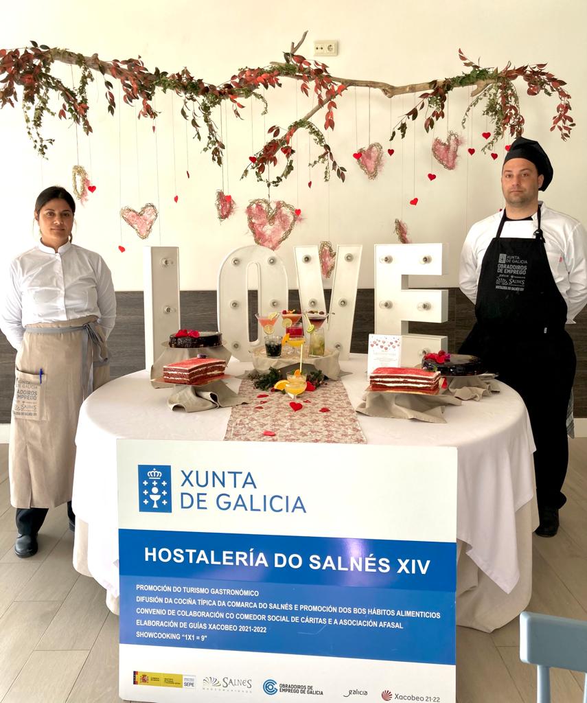 O OBRADOIRO DE EMPREGO DE HOSTALERÍA DO SALNÉS XIV CONQUISTA ESTE 14 DE FEBREIRO A 14 PARELLAS CUN MENÚ DESGUSTACIÓN EN FORMATO BRUNHC