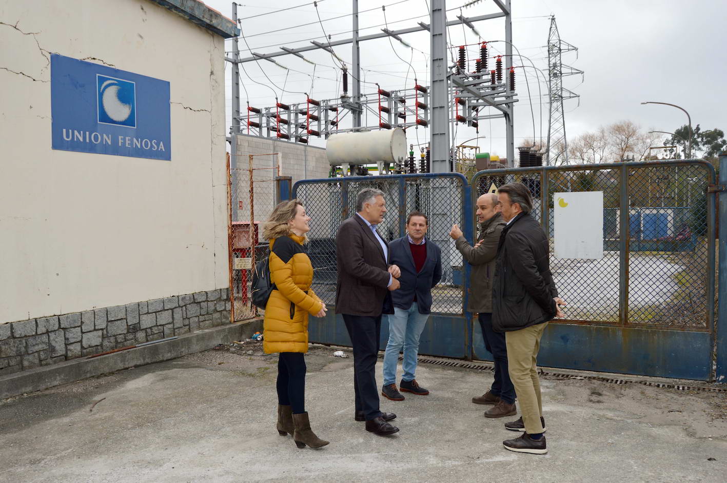 MARTÍN VISITA A SUBESTACIÓN DE VILALONGA NA QUE NATURGY INVESTIRÁ 3,1 MILLÓNS NA SÚA MELLORA E NO SOTERRAMENTO DE LIÑAS