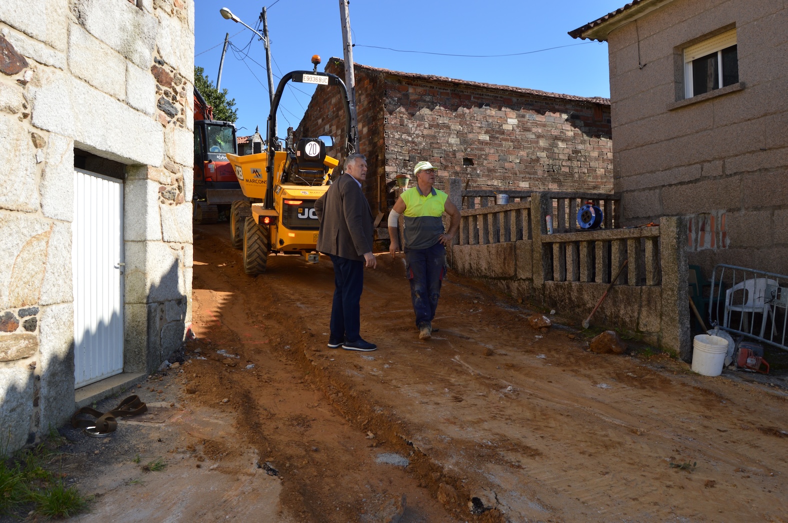 LA HUMANIZACIÓN DEL ENTORNO DE LA CAPILLA DE ARRA AVANZA CON LA CANALIZACIÓN DE AGUAS PLUVIALES