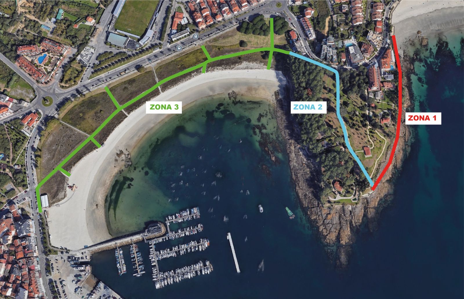 EL CONCELLO CONECTARÁ POR EL LITORAL EL PASEO DE SILGAR CON LA AVENIDA DE RAFAEL PICÓ EN PORTONOVO