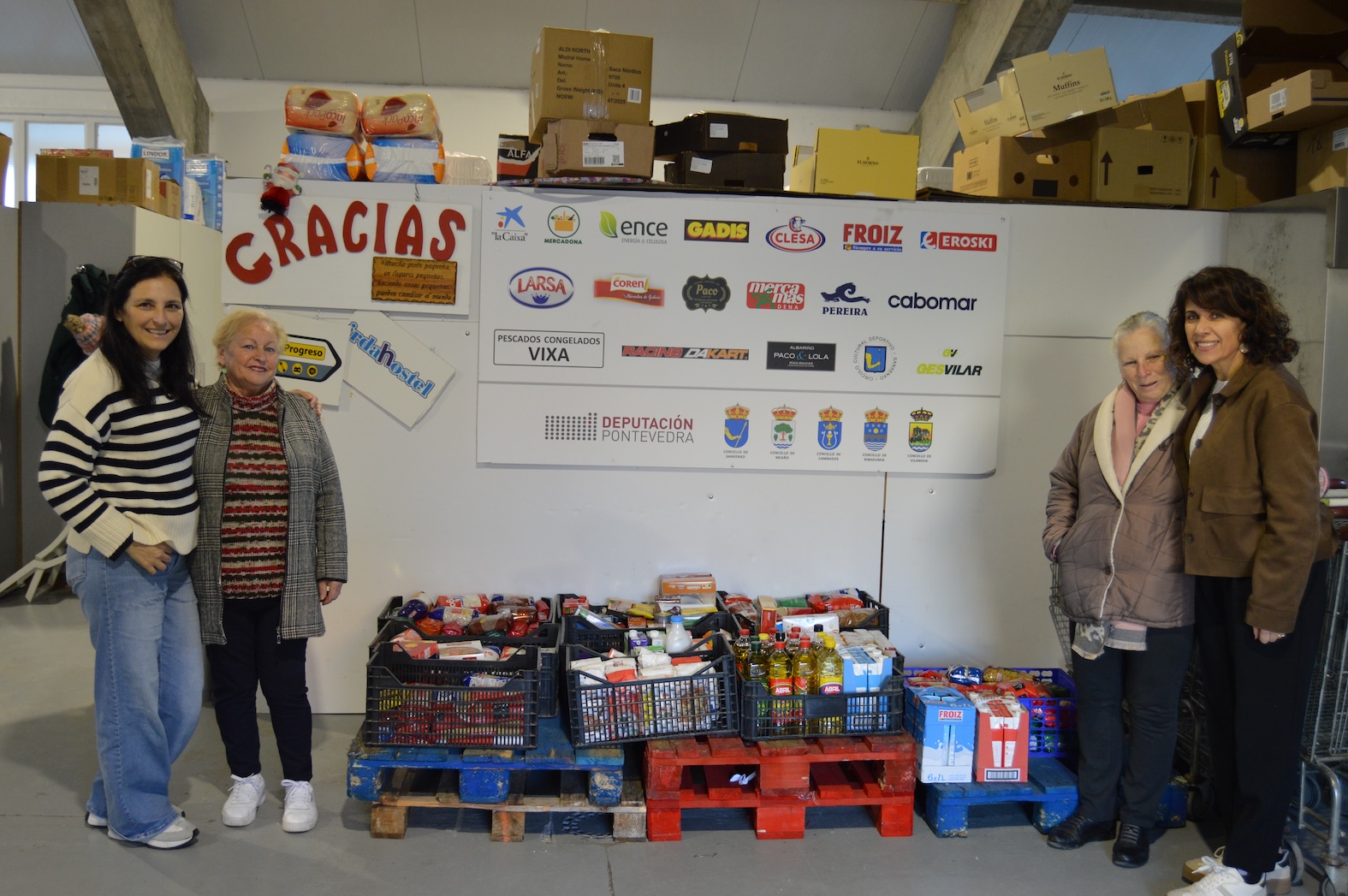 DORRÓN DONA CASI 500 KILOS DE PRODUCTOS AL BANCO DE ALIMENTOS Y COLECTIVOS DEL BOSQUE DE NADAL, JUGUETES A CÁRITAS