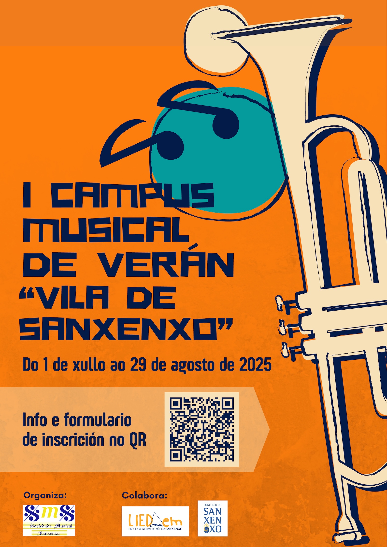 EL I CAMPUS MUSICAL “VILA DE SANXENXO” ABRE MAÑANA SU PLAZO DE INSCRIPCIÓN