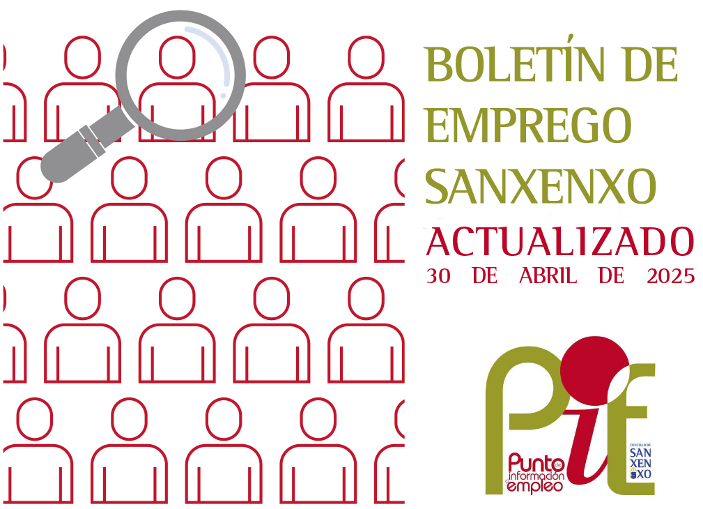 BOLETÍN DE EMPREGO ACTUALIZADO 30 DE ABRIL 2025