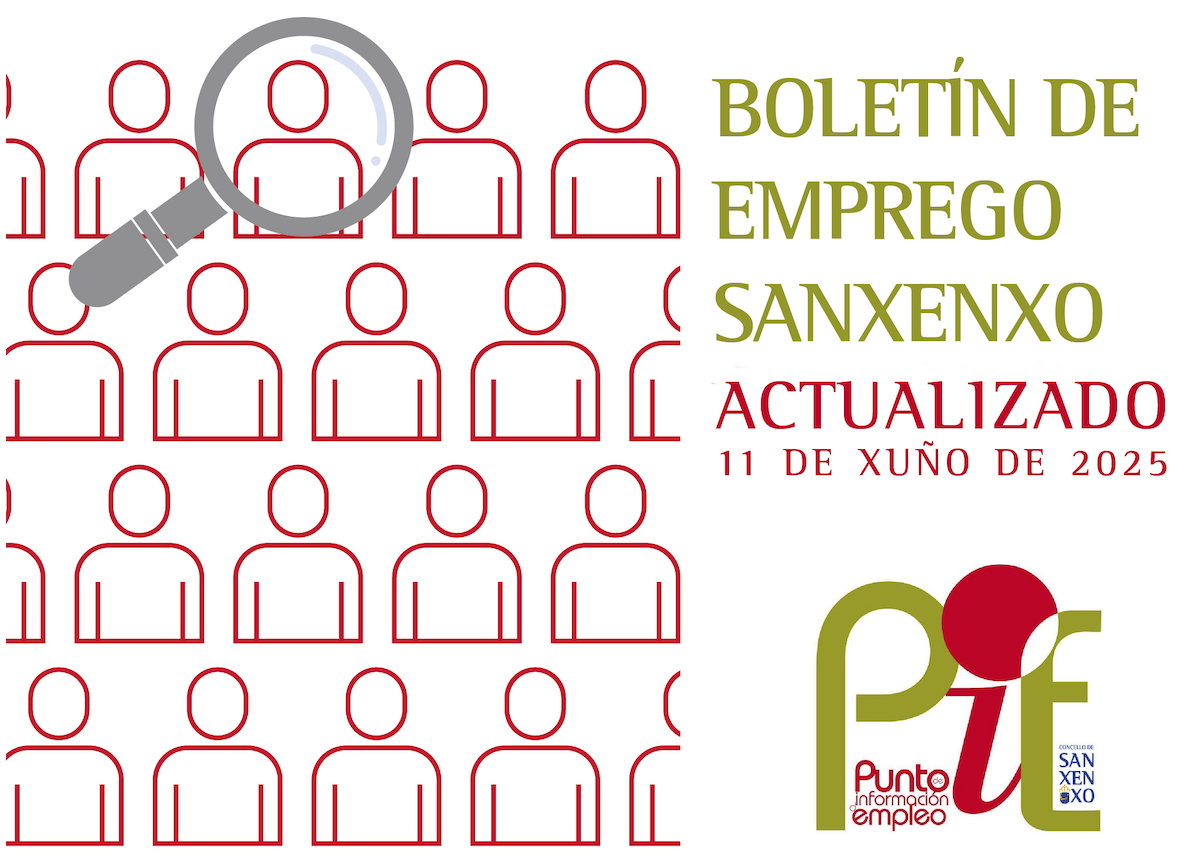 BOLETÍN DE EMPREGO ACTUALIZADO 11 DE XUÑO 2025