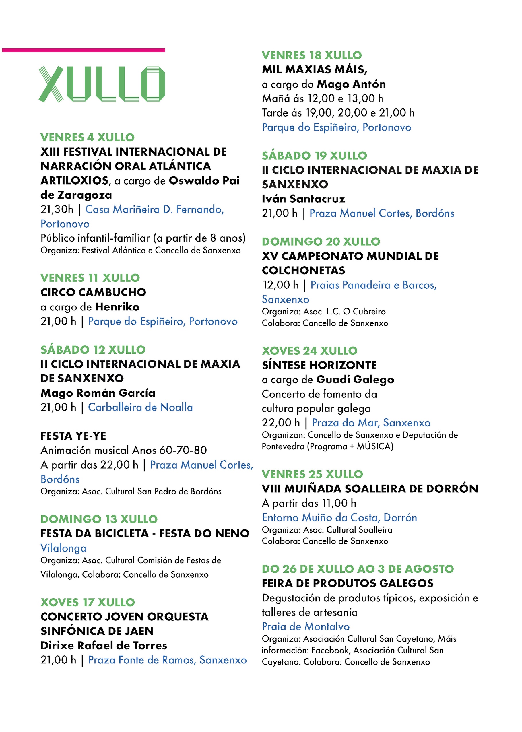 SANXENXO NO VERAN 2025 Pagina 2